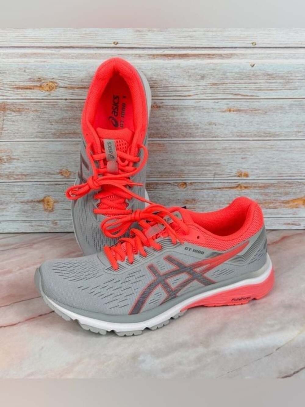 NEW ASICS GT-1000 7 Women’s Running Shoes in Coral/Grey
